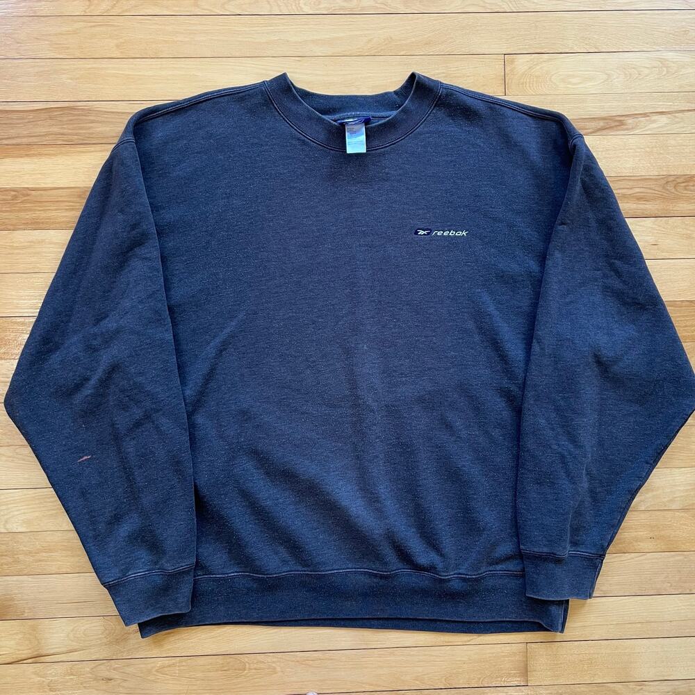 Reebok Vintage Y2k Crewneck Pullover Heavyweight Sweatshirt